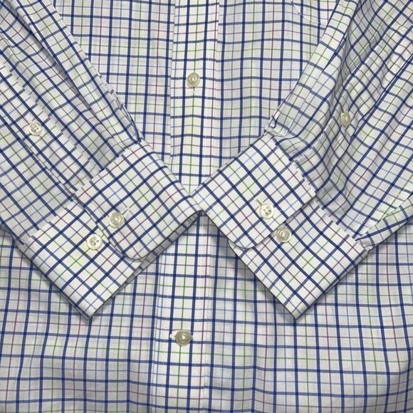 Ralph Lauren Men’s XL REGULAR FIT STRETCH CHECKED Long Sleeve Shirt - Picture 4 of 5